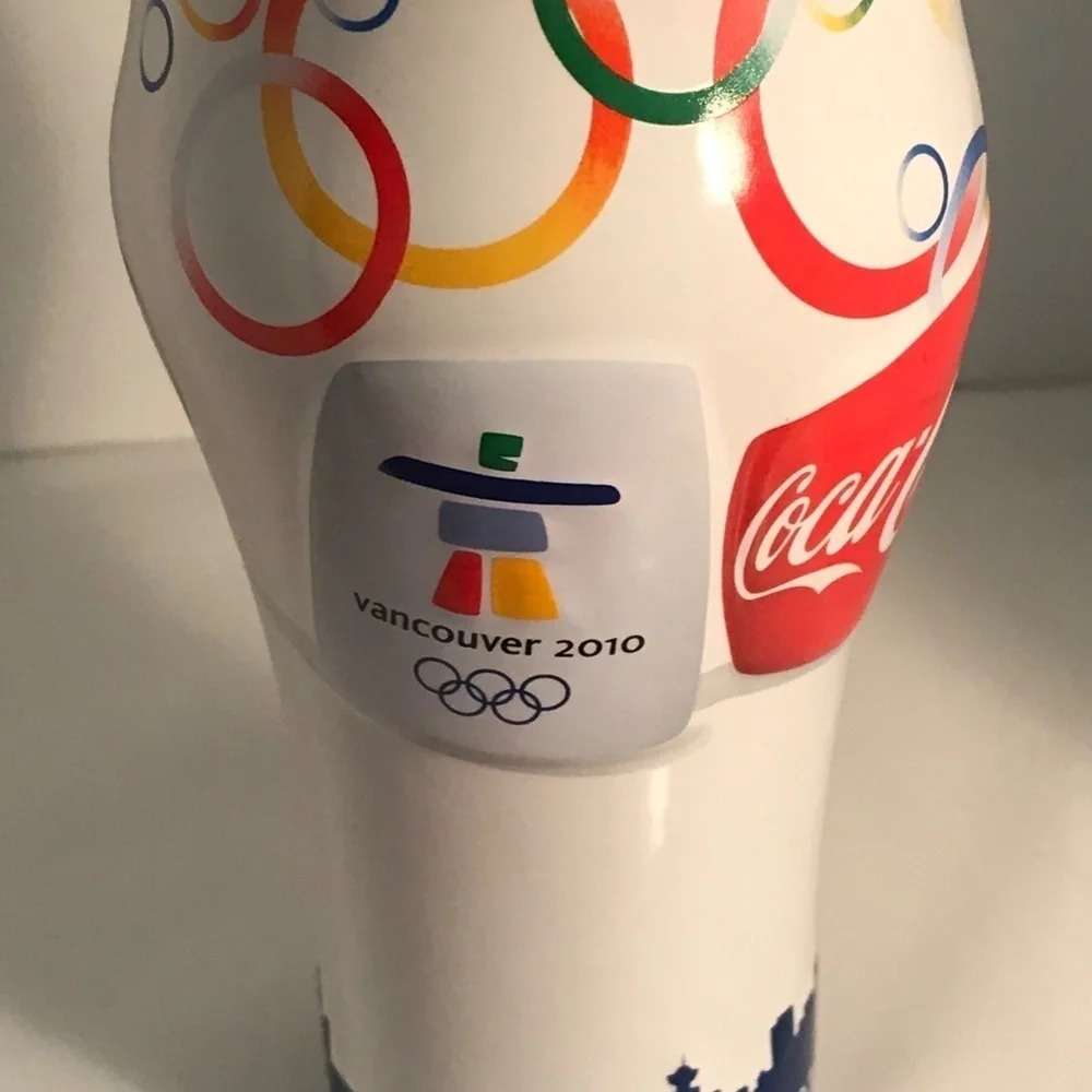COCA  COLA Glass Vancouver Winter Olympics 2010
